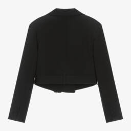 Fun & Fun-Girls Elegant Black Short Jacket | Childrensalon Outlet