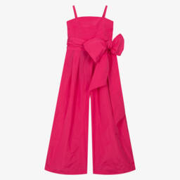 Fun & Fun Кутюр-Элегантный пурпурный ромпер с бантом для девочек | Childrensalon Outlet