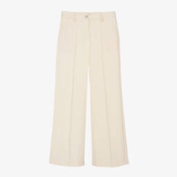 Fun & Fun-Girls Elegant Ivory Pintuck Pants | Childrensalon Outlet