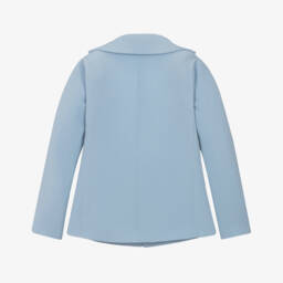 Fun & Fun-Girls Elegant Powder Blue Blazer | Childrensalon Outlet