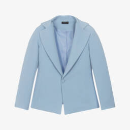 Fun & Fun-Girls Elegant Powder Blue Blazer | Childrensalon Outlet