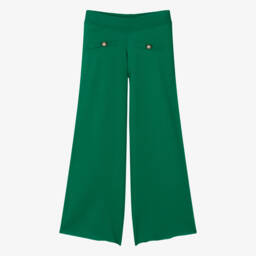 Fun & Fun-Girls Emerald Knit Wide-Leg Pants | Childrensalon Outlet