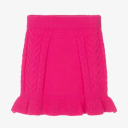Fun & Fun-Girls Fuchsia Cable Knit Skirt | Childrensalon Outlet