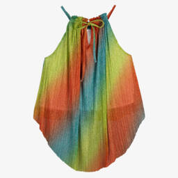 Fun & Fun-Girls Glittering Lurex Rainbow Blouse | Childrensalon Outlet