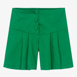 Fun & Fun-Зеленые шорты на пуговицах | Childrensalon Outlet