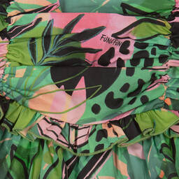 Fun & Fun-Girls Green Cotton Skirt | Childrensalon Outlet