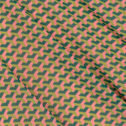 Fun & Fun Chic-Girls Green & Pink Crêpe Skirt | Childrensalon Outlet