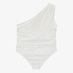 Fun & Fun Couture-بودي سوت عاجي غير متماثل للبنات | Childrensalon Outlet