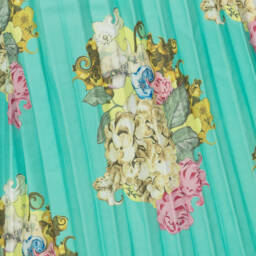 Fun & Fun-Girls Jade Pleated Floral Trousers | Childrensalon Outlet