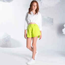 Fun & Fun-Юбка-шорты цвета лайма с высокой талией | Childrensalon Outlet