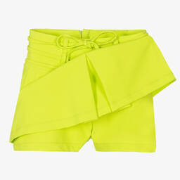 Fun & Fun-Юбка-шорты цвета лайма с высокой талией | Childrensalon Outlet