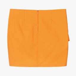 Fun & Fun-Girls Orange Ruched Skirt | Childrensalon Outlet