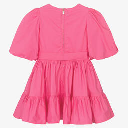 Fun & Fun-Girls Pink Cotton Dress | Childrensalon Outlet
