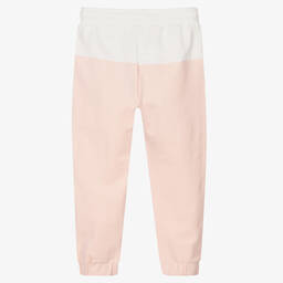 Fun & Fun-Girls Pink Cotton Joggers | Childrensalon Outlet