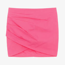 Fun & Fun-Girls Pink Ruched Skirt | Childrensalon Outlet