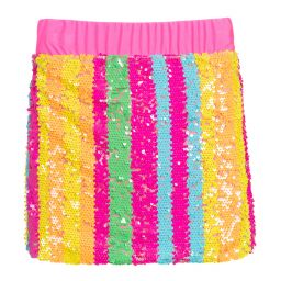 Fun & Fun-Girls Pink Sequinned Skirt | Childrensalon Outlet