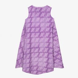 Fun & Fun-Girls Purple Cotton Dress | Childrensalon Outlet