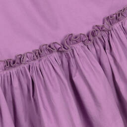 Fun & Fun-فستان قطن بوبلين لون أرجواني | Childrensalon Outlet