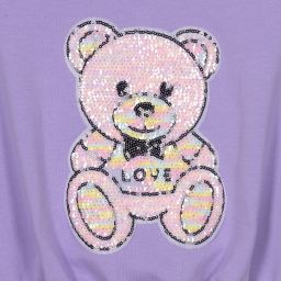 Fun & Fun-توب قطن جيرسي لون بنفسجي للبنات | Childrensalon Outlet