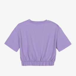 Fun & Fun-توب قطن جيرسي لون بنفسجي للبنات | Childrensalon Outlet