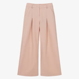 Fun & Fun Couture-بنطلون واسع للبنات بلون وردي ناعم | Childrensalon Outlet
