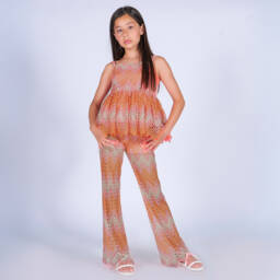 Fun & Fun-Girls' Vibrant Knit Beach Pants | Childrensalon Outlet