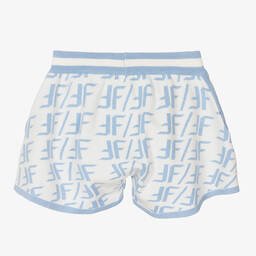 Fun & Fun-Бело-голубые шорты для девочек | Childrensalon Outlet