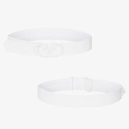 Fun & Fun-Girls White Crêpe Wide Leg Shorts | Childrensalon Outlet