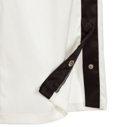 Fun & Fun-Ivory & Black Satin Trousers | Childrensalon Outlet