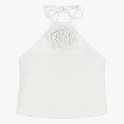 Fun & Fun Кутюр-Кремовый топ на завязках для девочек | Childrensalon Outlet