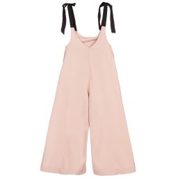 Fun & Fun-Pink Silky Jumpsuit | Childrensalon Outlet
