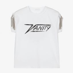 Fun & Fun-Белая футболка с коротким рукавом | Childrensalon Outlet