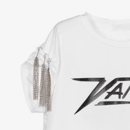 Fun & Fun-Белая футболка с коротким рукавом | Childrensalon Outlet