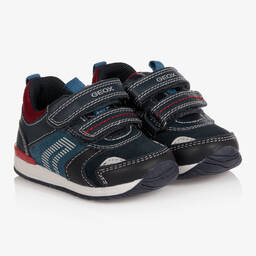 Geox-Baby Boys Blue Trainers | Childrensalon Outlet