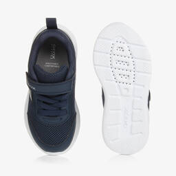 جيوكس-ترينرز أطفال ولادي جلد صناعي وشبك لون كحلي | Childrensalon Outlet