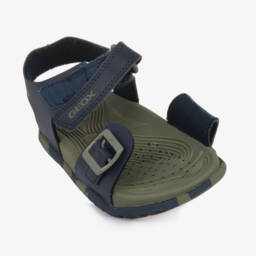 Geox-Сандалии из искусственной кожи синие для мальчиков | Childrensalon Outlet