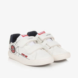 Geox-Boys White Marvel Spiderman Trainers | Childrensalon Outlet