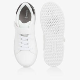 Geox-Boys White Velcro Sneakers | Childrensalon Outlet