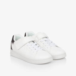 Geox-Boys White Velcro Sneakers | Childrensalon Outlet