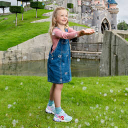 Geox-Girls Blue Ariel Light-Up Sneakers | Childrensalon Outlet