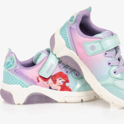 Geox-Girls Blue Ariel Light-Up Sneakers | Childrensalon Outlet