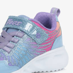 جيوكس-حذاء رياضي لون بنفسجي براق للبنات | Childrensalon Outlet