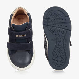 Geox-Синие кожаные кроссовки с блестками | Childrensalon Outlet