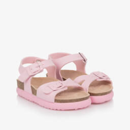 Geox-Сандалии с пряжкой розовые для девочек | Childrensalon Outlet