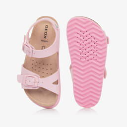 Geox-Сандалии с пряжкой розовые для девочек | Childrensalon Outlet