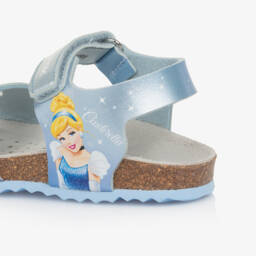 Geox-Girls Enchanted Blue Princess Sandals | Childrensalon Outlet