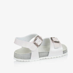 Geox-صنادل عاجية للبنات بتصميم إبزيم زائف | Childrensalon Outlet