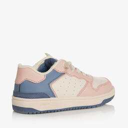 Geox-Кремовые кроссовки из искусственной кожи | Childrensalon Outlet