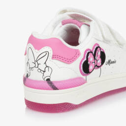 Geox-Girls Magical White Minnie Sneakers | Childrensalon Outlet