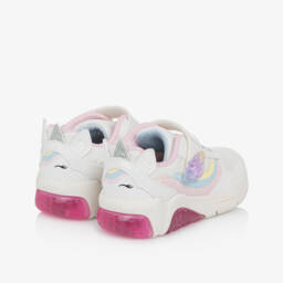 جيوكس-حذاء رياضي مضيء للبنات بتصميم يونيكورن مشرق | Childrensalon Outlet
